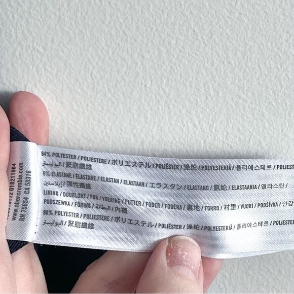 Hollister Mini Dress Navy Blue Sparkle Women's S Stretchy Pleated Skirt Lined - Picture 4 of 8